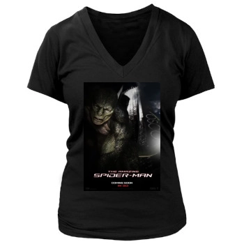 The Amazing Spider-Man (2012) Women's Deep V-Neck TShirt