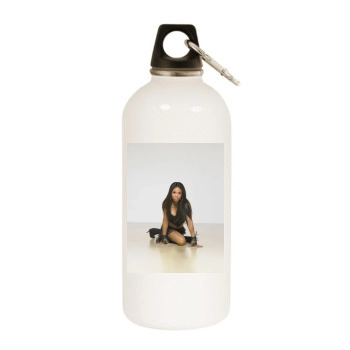 The Pussycat Dolls White Water Bottle With Carabiner