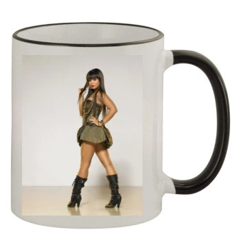 The Pussycat Dolls 11oz Colored Rim & Handle Mug