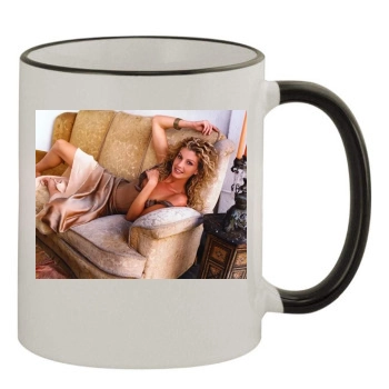 Faith Hill 11oz Colored Rim & Handle Mug