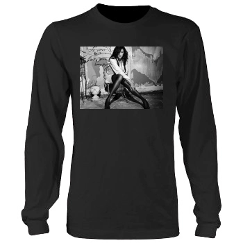 Famke Janssen Men's Heavy Long Sleeve TShirt