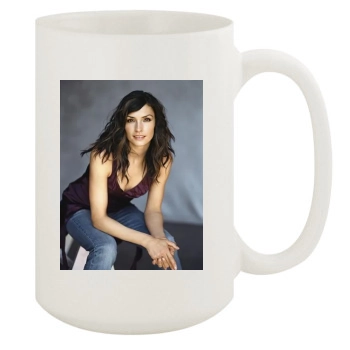 Famke Janssen 15oz White Mug