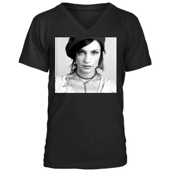 Famke Janssen Men's V-Neck T-Shirt