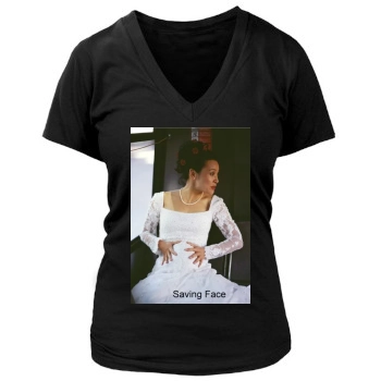 Saving Face (2004) Women's Deep V-Neck TShirt