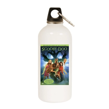 Scooby-Doo (2002) White Water Bottle With Carabiner