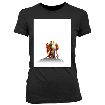 Scooby-Doo (2002) Women's Junior Cut Crewneck T-Shirt