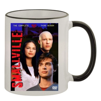 Smallville (2001) 11oz Colored Rim & Handle Mug