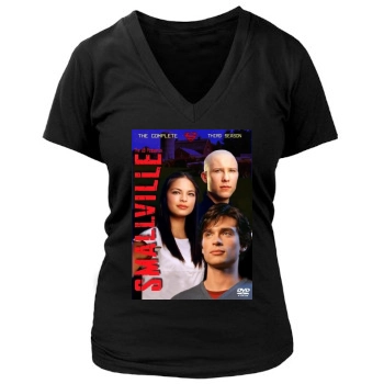 Smallville (2001) Women's Deep V-Neck TShirt