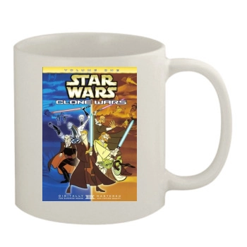 Star Wars: Clone Wars (2003) 11oz White Mug