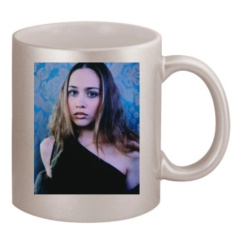 Fiona Apple 11oz Metallic Silver Mug