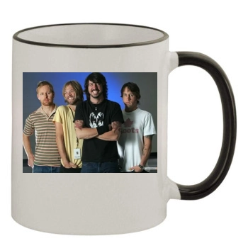 Foo Fighters 11oz Colored Rim & Handle Mug