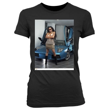 Foxy Brown Women's Junior Cut Crewneck T-Shirt