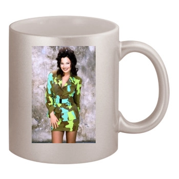 Fran Drescher 11oz Metallic Silver Mug