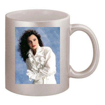 Fran Drescher 11oz Metallic Silver Mug