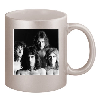 Freddie Mercury 11oz Metallic Silver Mug