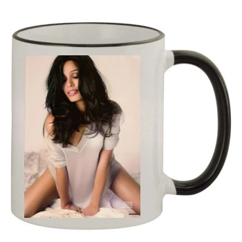 Freida Pinto 11oz Colored Rim & Handle Mug