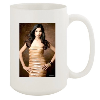 Freida Pinto 15oz White Mug