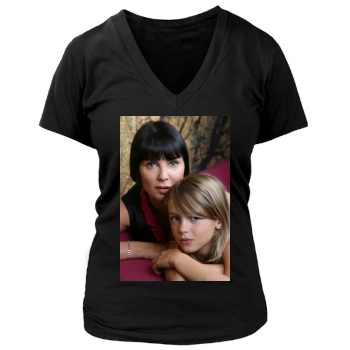 Sadie Frost Women's Deep V-Neck TShirt