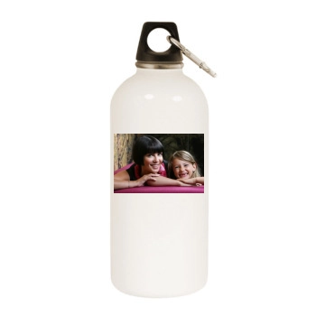 Sadie Frost White Water Bottle With Carabiner