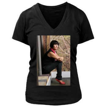 Sadie Frost Women's Deep V-Neck TShirt