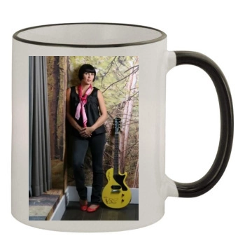 Sadie Frost 11oz Colored Rim & Handle Mug