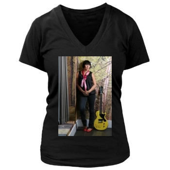 Sadie Frost Women's Deep V-Neck TShirt