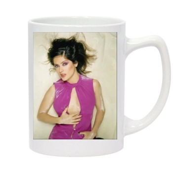 Salma Hayek 14oz White Statesman Mug