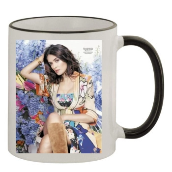 Salma Hayek 11oz Colored Rim & Handle Mug