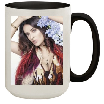 Salma Hayek 15oz Colored Inner & Handle Mug