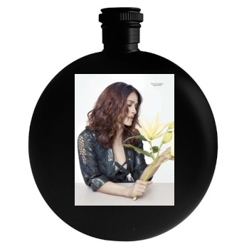 Salma Hayek Round Flask