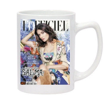 Salma Hayek 14oz White Statesman Mug