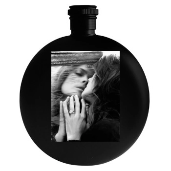 Salma Hayek Round Flask