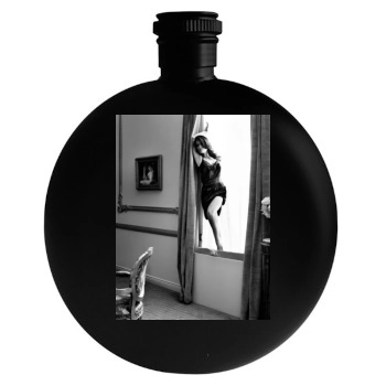 Salma Hayek Round Flask