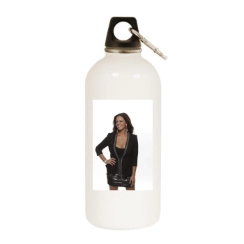 Sara Evans White Water Bottle With Carabiner