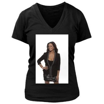 Sara Evans Women's Deep V-Neck TShirt