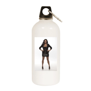 Sara Evans White Water Bottle With Carabiner