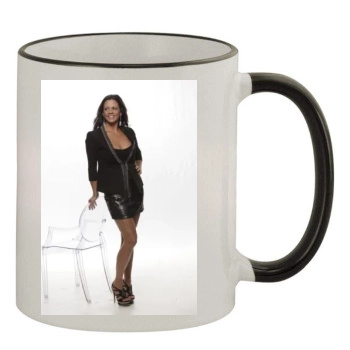 Sara Evans 11oz Colored Rim & Handle Mug