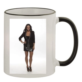 Sara Evans 11oz Colored Rim & Handle Mug