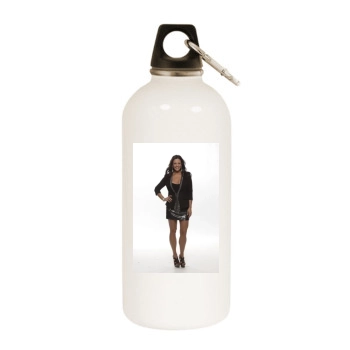 Sara Evans White Water Bottle With Carabiner