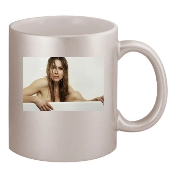 Sarah Carter 11oz Metallic Silver Mug