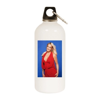 Sarah Connor White Water Bottle With Carabiner