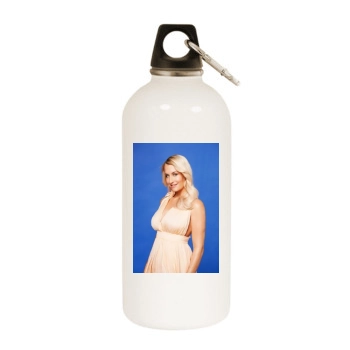 Sarah Connor White Water Bottle With Carabiner