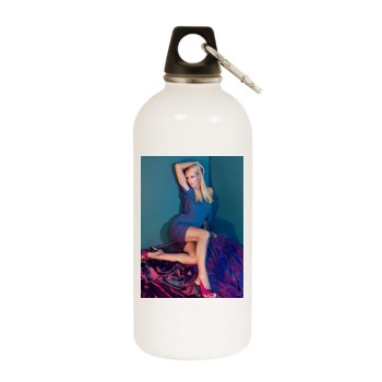 Sarah Connor White Water Bottle With Carabiner