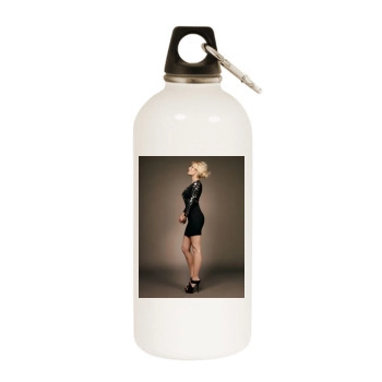 Sarah Connor White Water Bottle With Carabiner