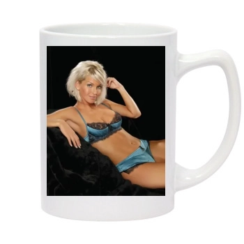 Sarah Harding 14oz White Statesman Mug