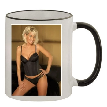 Sarah Harding 11oz Colored Rim & Handle Mug