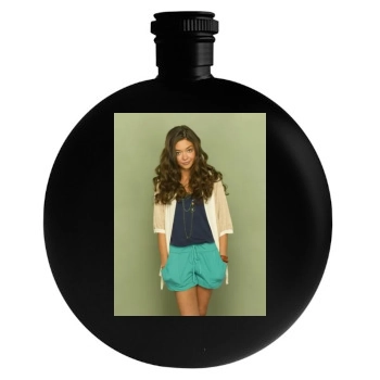 Sarah Hyland Round Flask