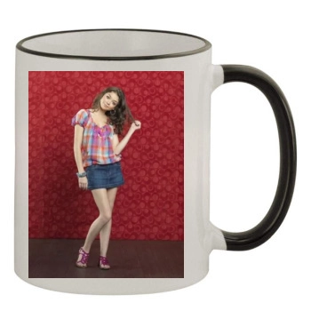 Sarah Hyland 11oz Colored Rim & Handle Mug