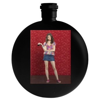 Sarah Hyland Round Flask