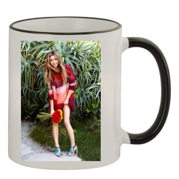 Sarah Hyland 11oz Colored Rim & Handle Mug